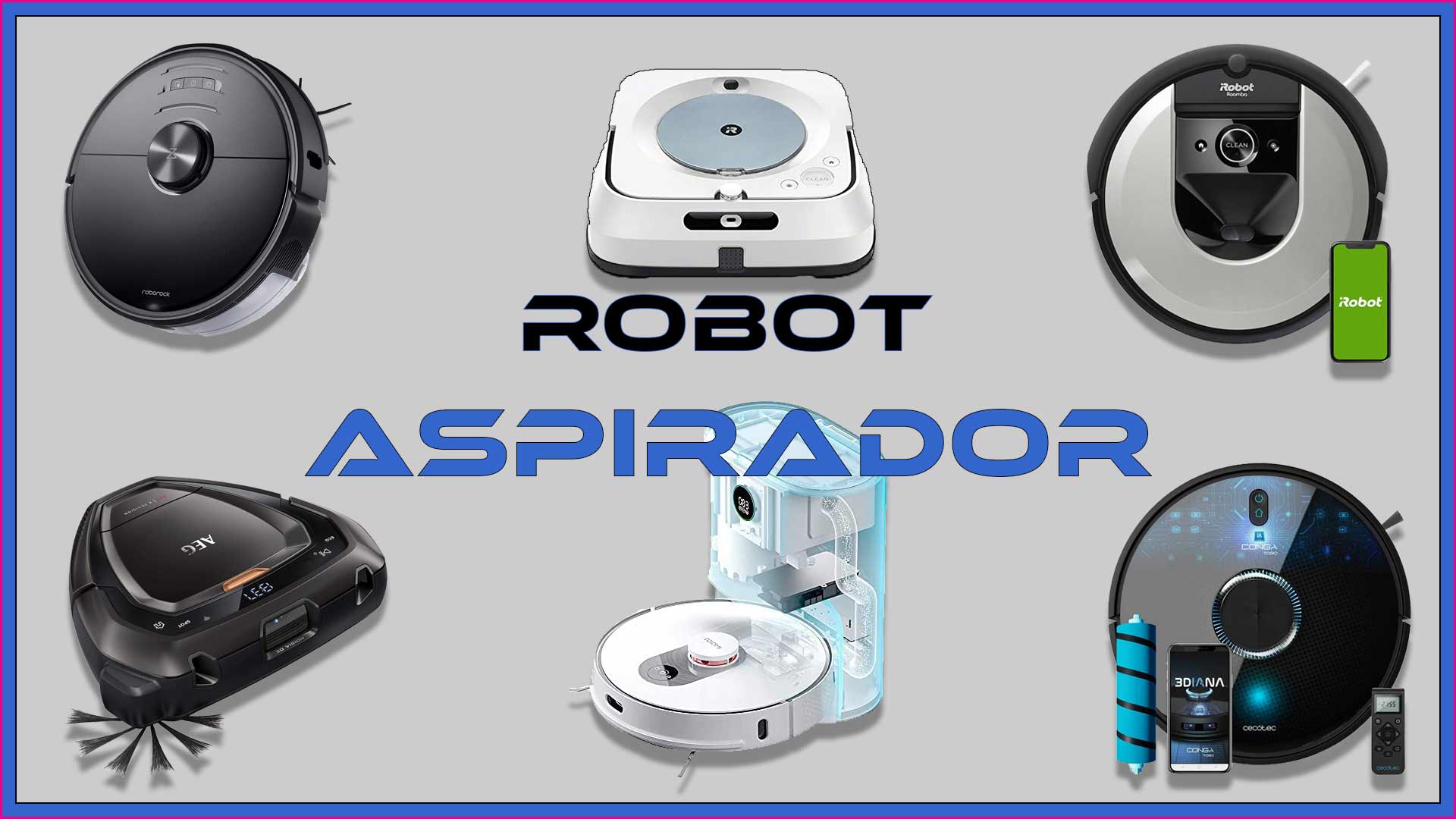 Imagen principal artículo robot aspirador. Guía de compra.
